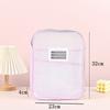Zipper Test Paper Storage Bag A4 Stationery Organizer Pouch Sorting Bag Transparent File Bag  Kids