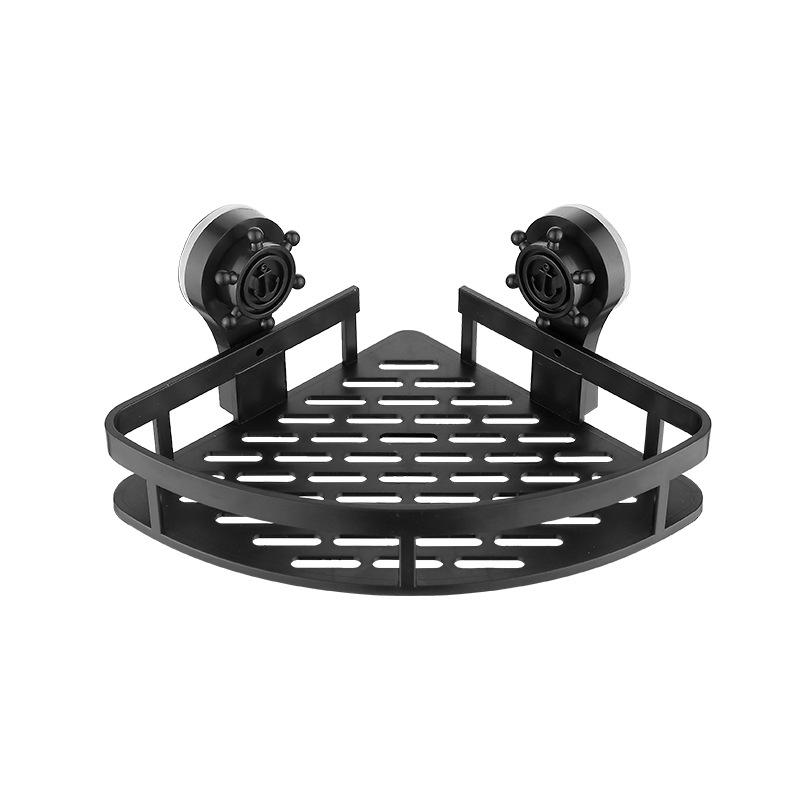 

Полка для хранения на присосках для ванной комнаты, настенная полка, пластиковая треугольная полка для ванной комнаты, настенная угловая полка на присосках, без сверления