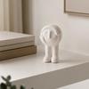 Compact Modern Minimalist Ceramic Figurine Artistic White
