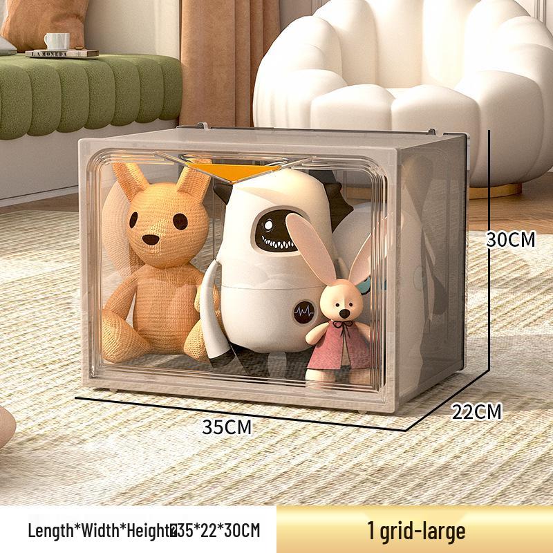 Transparenter Plüschtier-Aufbewahrungskorb und Ausstellungsbox