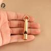 S Multifunctional Brass Emergency Survival Whistle Portable Keychain Outdoor Tools Whistle For Camping Hiking