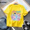 Summer Kpop Demon Hunters Children's Clothing Short Sleeve T-shirt Cute Kpop Demon Hunters Tiger Harajuku Tshirt for Boys Girls