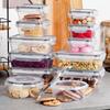 12x Airtight Kitchen Food Containers with Seal Container Set