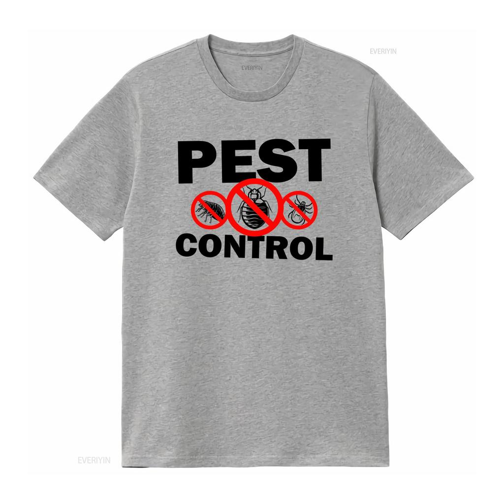 Pest Control T Shirt Exterminator Entomology Bug Worker Insect Design Perfect for Management Enthusiasts Vintage Washed