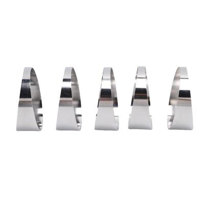 5Pcs 304 Stainless Steel Pie Cuts Tight Radius Deburred Not Welded for Automobiles Exhaust Pipe System Modification
