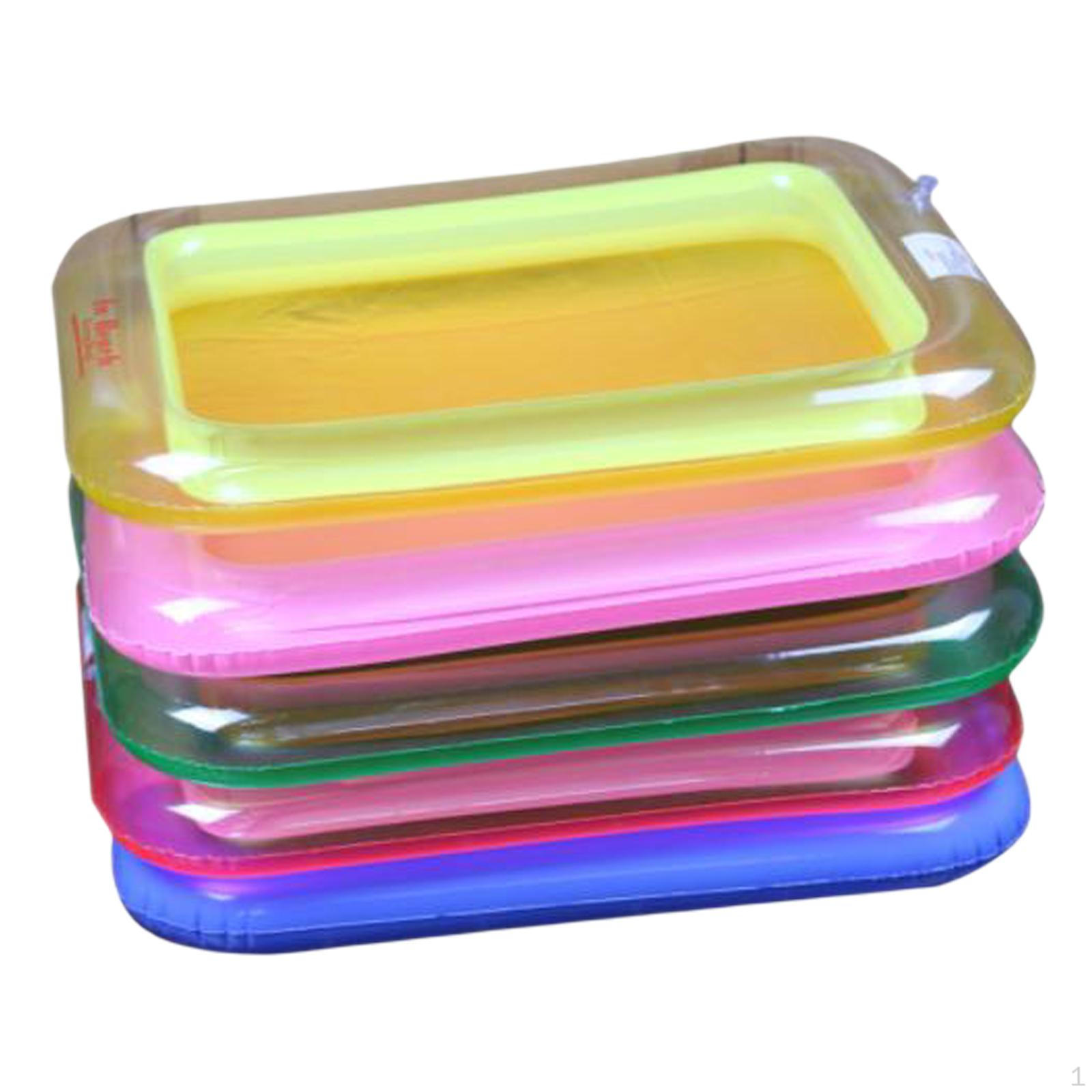 

Надувной набор игрушек подноса для детей в помещении цвета