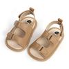 New Baby Sandals Baby Shoes Baby Boy Girl Sandals PU Soft Bottom Sole Anti-Slip Infant First Walker Crib Shoes Newborn Moccasins