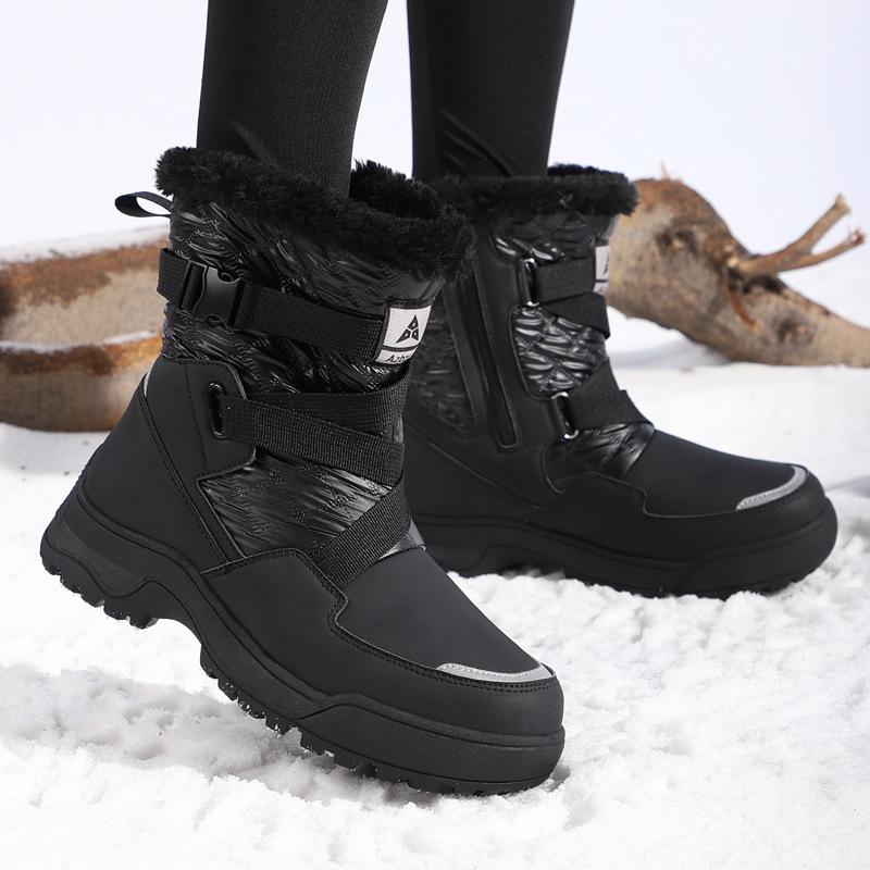 New winter cotton shoes high-top snow boots warm and non-slip boots long tube