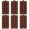 Moule À Gâteau - Yiphomn - Silicone De Qualité Supérieure - Flexible - Antiadhésif - 6 Formes Différentes