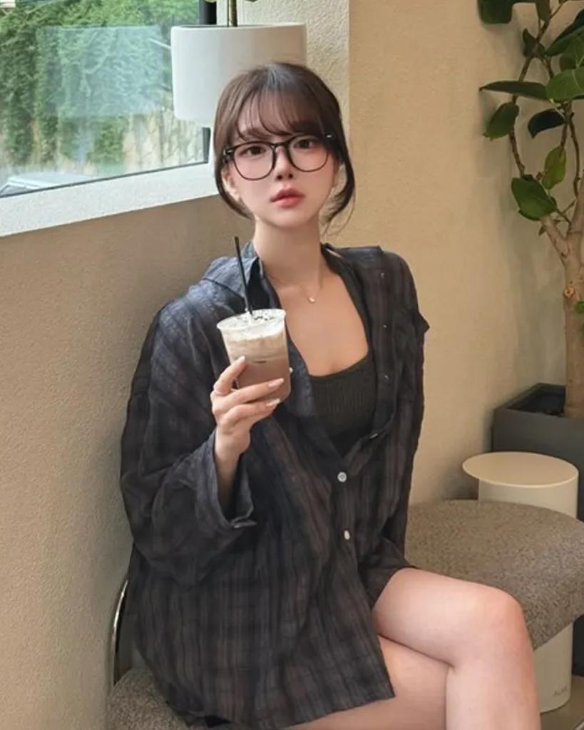 MUAHMUAH Loose Fit Check Long Sleeve Shirt [5 Colors]