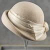French Hepburn style autumn and winter new bucket hat woolen beret casual fashion milliner British retro basin hat