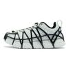 Li Ning Mix Ace Trendiga Låga Sport- och Fritidsskor Herr Sneakers Frostvit Svart ARYR013-5