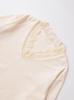 Women's French Chic Wool Blend Lace Knit Sweater for Autumn/Winter