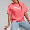 Puma Her Tee Logo Print Round Neck Pullover Style Breathable Short Sleeve T-Shirt Women Tops Heart-Red 676650-63