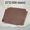 Coffee-Toned Snack Mat: Oil-Absorbing Paper for French Fries, Pizza, Burger, and Desserts.