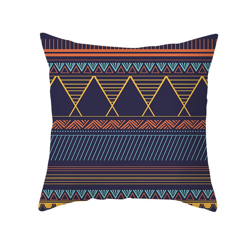 Geometric Pillow Abstract Stripe Cushion Cover Ethnic Style Office Sofa Pillowcase Home Decor Pillowcase
