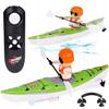 Kayak Iluminado Con Remos Controlado Remotamente Aventura en el Agua