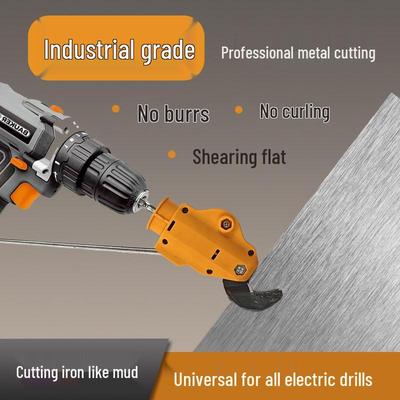 Electric Metal Sheet Shears & Tile Cutter for Steel, Aluminum, and Metal