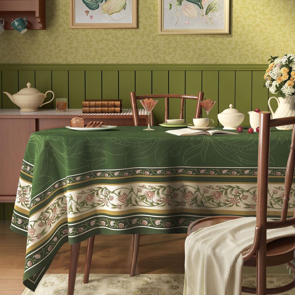 Tablecloth Waterproof, Oil-Proof, Leave-In And Anti-Ironing Table Cloth Light Luxury High-End Pvc Coffee Table Tablecloth Table Mat
