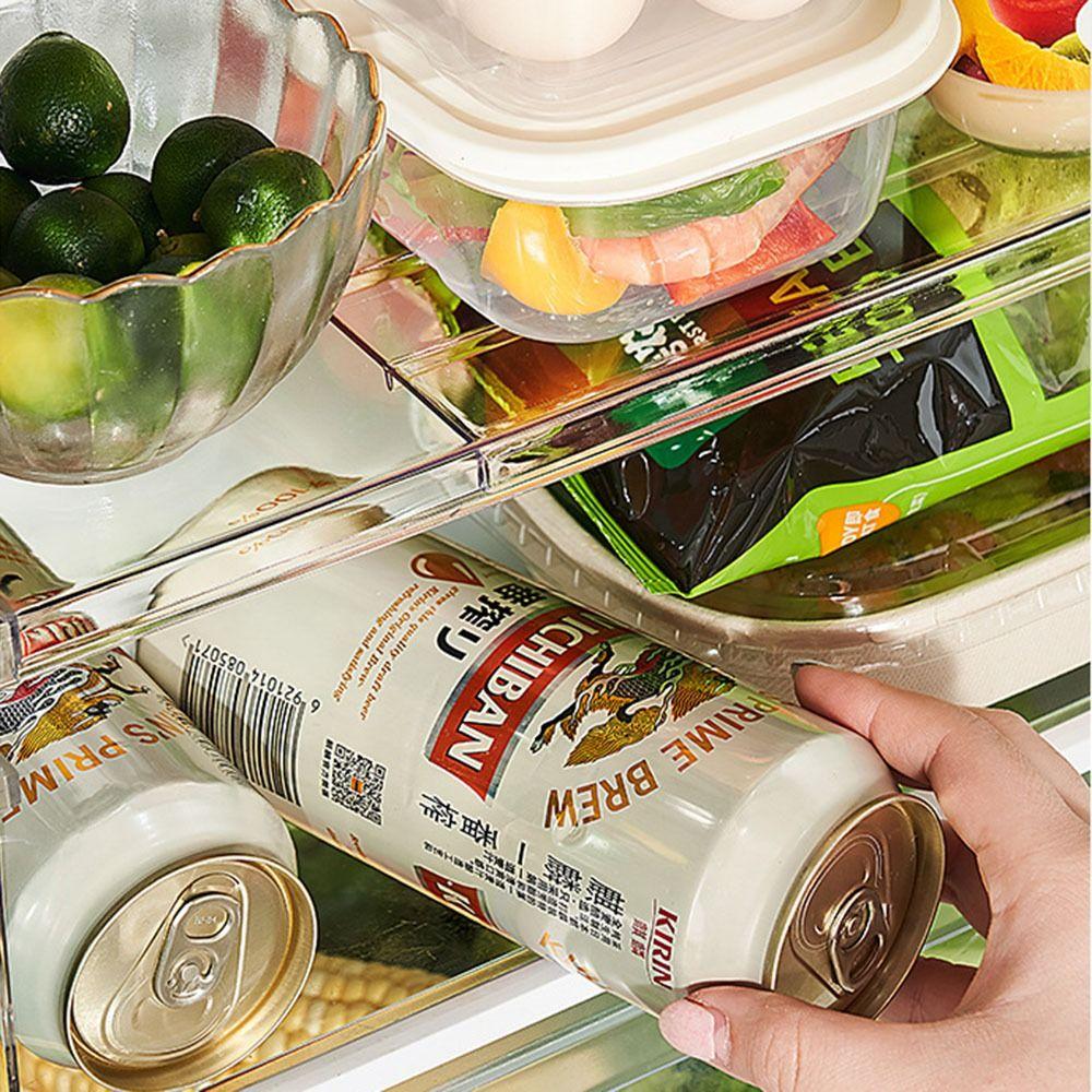 Stackable Fridge Layered Separator 2-Level Height Refrigerator Storage Rack  Kitchen