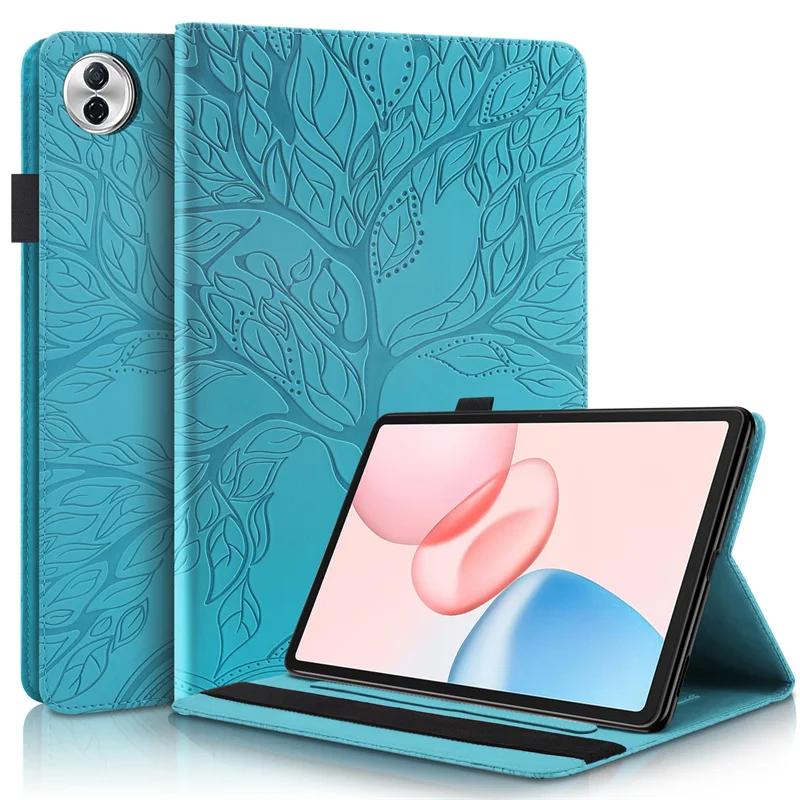 Tablet Case For Honor Pad 10 Cover 12.1" Embossed Tree Flip Wallet Stand Cover For Coque Honor Pad 10 12.1 Inch 2025 Case Funda