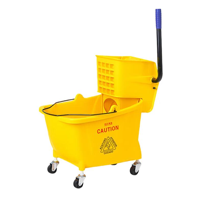 Baiyun Cleaning Single Bucket Mop Wringer Cart