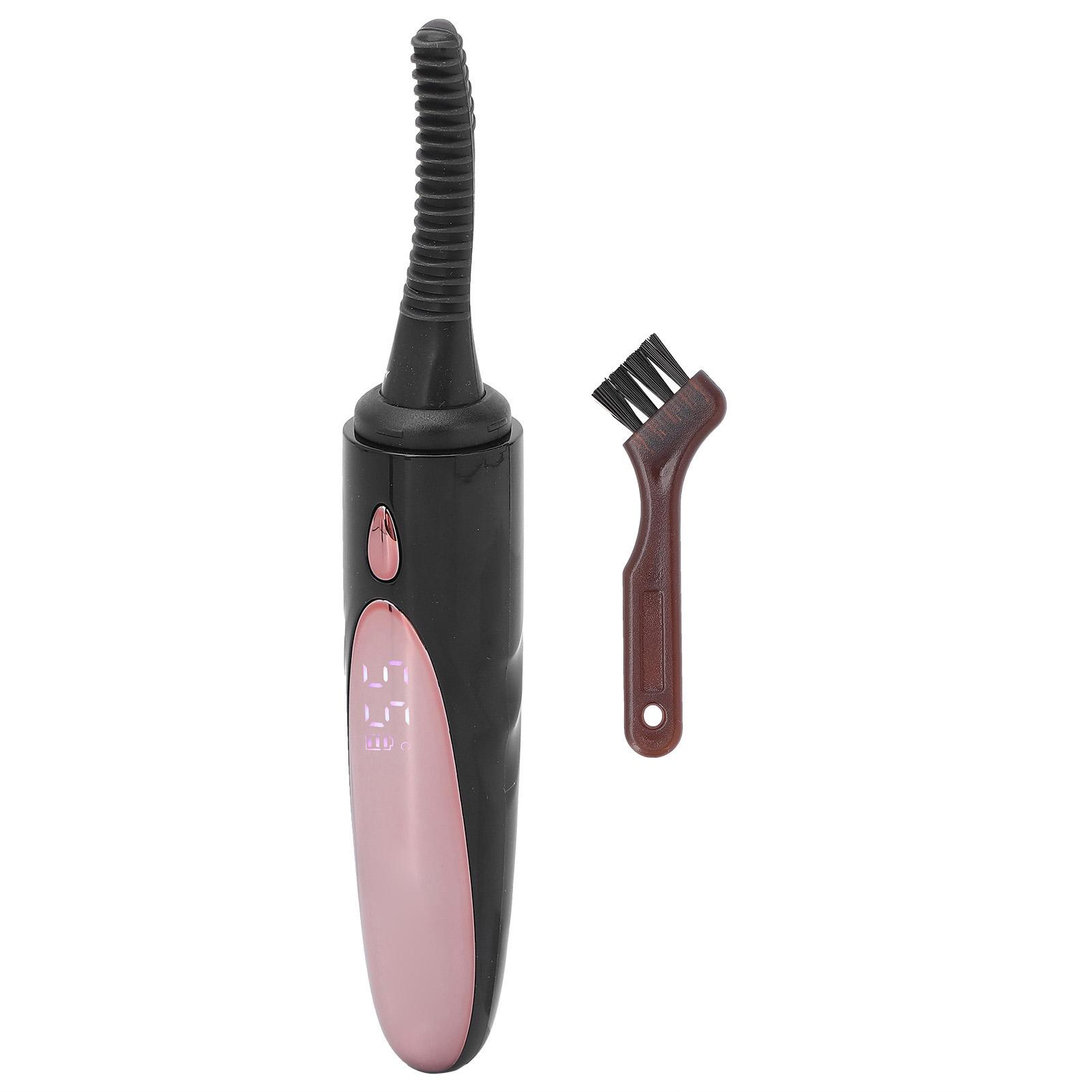 Heated Eyelash    Re able Silicone Brush Head Portable Electric Eyelash    for Women