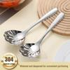 304 Stainless Steel Shell Serving Spoon Set