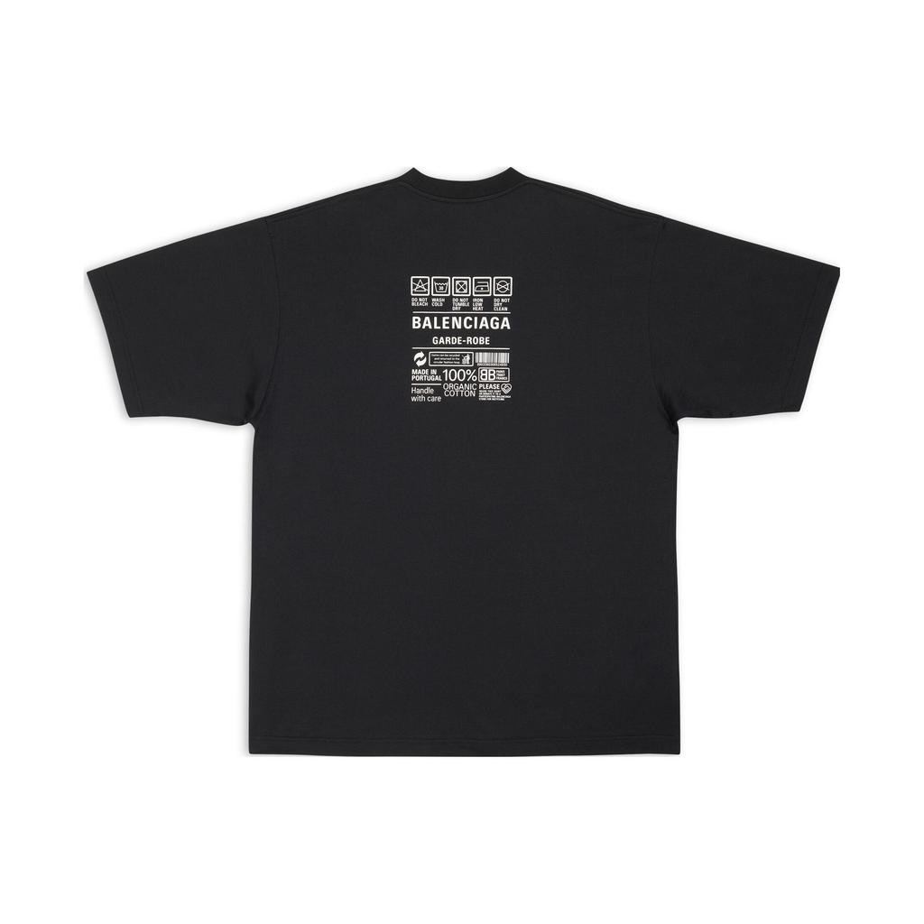 Balenciaga FW22 T Shirt Loose Fit Men's Black 724514TNVL91070