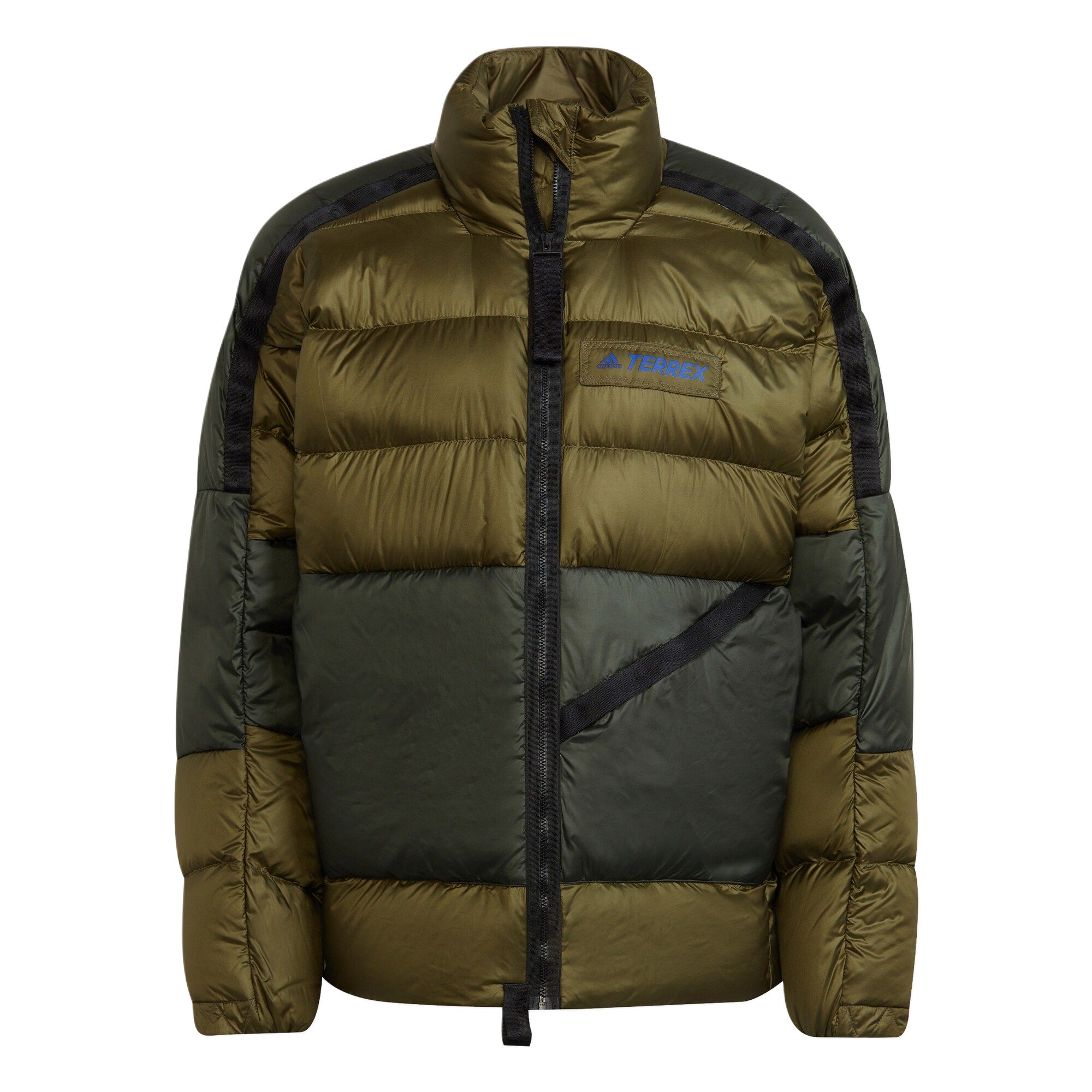 Adidas Down Jacket Men s Dark Olive Green/Deep Earthy Brown GQ3690 185/108A/XXL