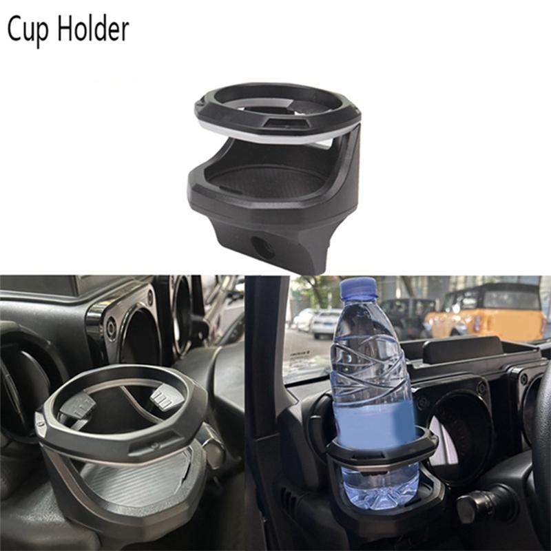 M63K-Cup Holder For Suzuki Jimny JB74 JB64 2018- Air Vent Coffee Drink Bottle Stand Interior Replacement A