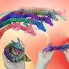 3D Printed Chinese Dragon Ornaments with Movable Joints - Popular Dragon Crafts and Celebrity Figures