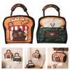 Space Saving Wall Mount Tissue Holder Cartoon Pattern Oxfords Cloth Construction for Multiple Location Access