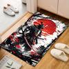 Samurai red sun maple armor Print Carpet Rug for Living Room Bedroom Sofa Doormat Home Decor Non-slip Floor Mat