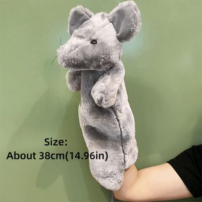 Zabawka do zapasów dla kota Marionetka Pluszowa 38 cm Interaktywna Rękawica Zabawki dla kota Zabawna Zabawa Bezpieczna Miękka Rękawica do zapasów dla kota Marionetki Ręczne Wewnątrz