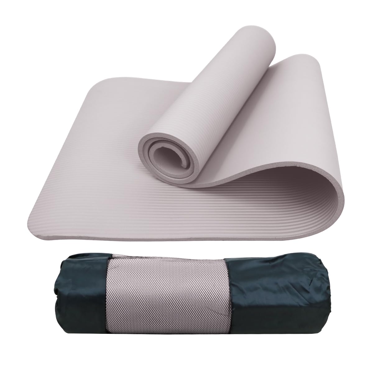 

WEIMALL Йога Толстый Нитриловый Тренировочный Упражнение Пилатес 180см х WMFITNESS YOGAM10LL Коврик, 10мм, Чехол, Ремень, Широкий, Большой, Нескользящий, Резиновый, Коврик, Матрас,