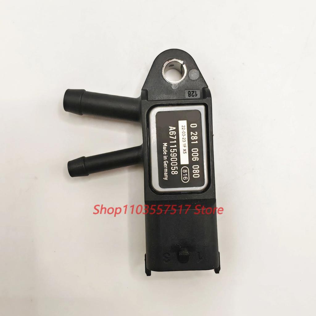 1/2 Pcs 0281006080 A6711590058 6711590058 Differential Exhaust Pressure Sensor For Ssangyong Actyon D20DT