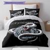 Whitesnake Pattern Bedding,Quilt Set Quilt Cover Pillowcase Home Birthday Gift (1 * Duvet Cover + 2 * Pillowcase, Without Core)