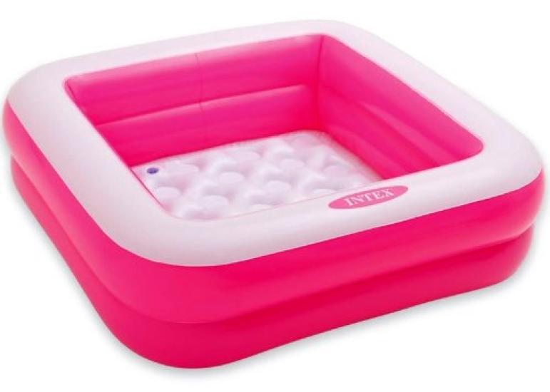 INTEX Playbox Pool 85 x 85 x 23 cm Pink 57100 [Genuine Japanese Product]