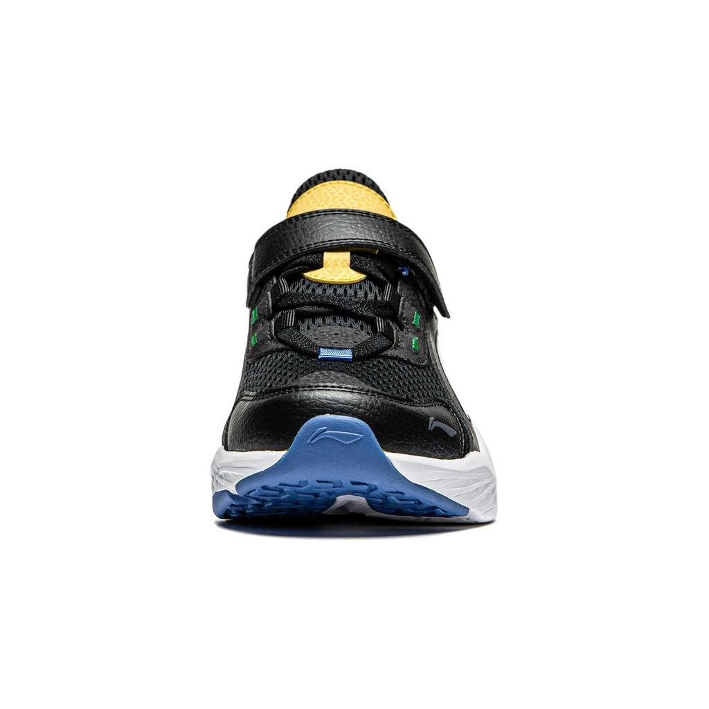 Li Ning Kids Versatile Non-Slip Shock Absorbing Casual Shoes Kids Shoes Black White YKCU136-3
