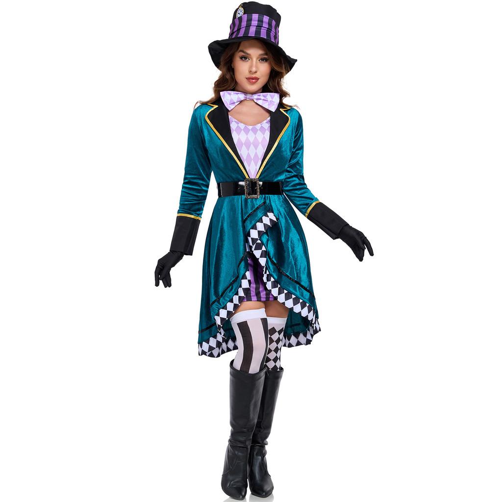 Costume da Mago Cosplay da Donna per Spettacolo Teatrale