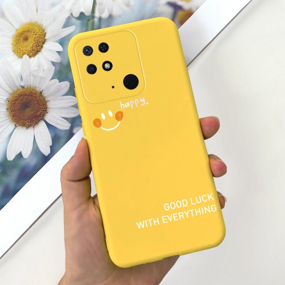 For Redmi 10C Case For Xiaomi Redmi 10 Power Cover Fashion Flower Slim Soft Silicone Phone Cases For Xiaomi Redmi 10C 10 C Funda