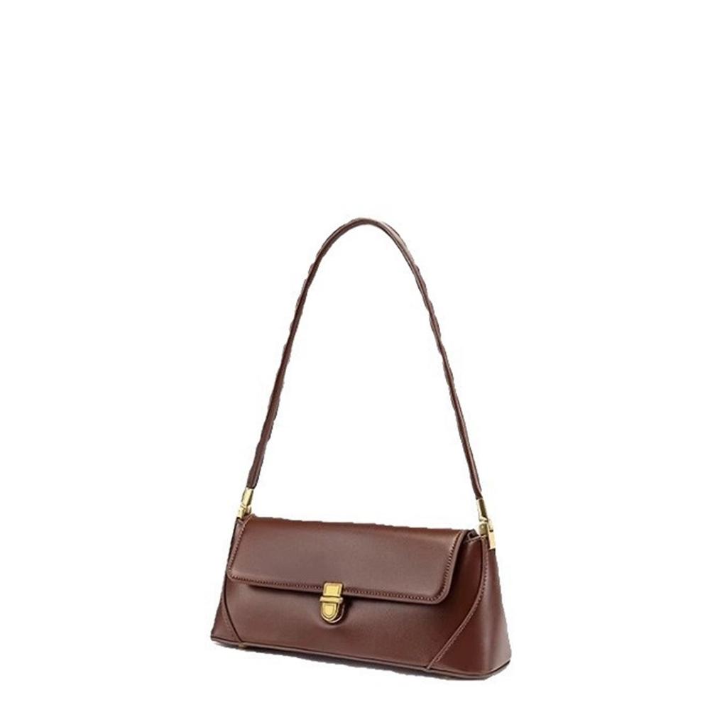 Textured Fashion Retro Baguette Underarm Bag Versatile Shoulder Messenger Bag Trendy