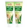 Multani Naturals Creme Depilatório de Aloe Vera 60 ml Pacote com 2 Fórmula Suave Vitamina E Pele Lisa para Homens e Mulheres