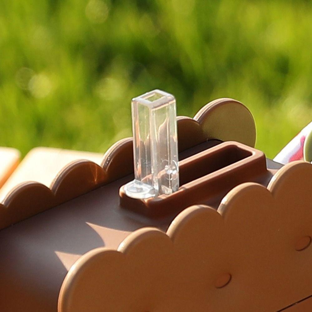 Kawaii Style Water Bottle with Straw Biscuit Shaped 380ML Outdoor Sports Kettle Anti-fall Portable Children Drinking Bottle