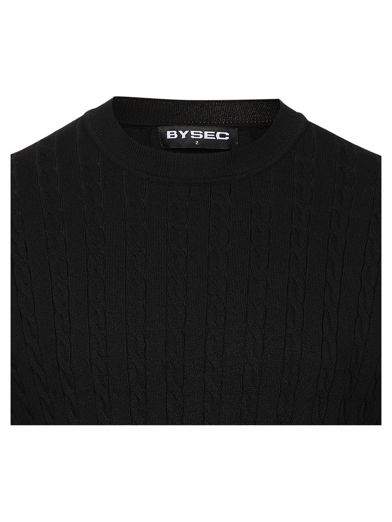 BYSEC Premium Fisherman Plain Muscle Fit Knit_2 Colors
