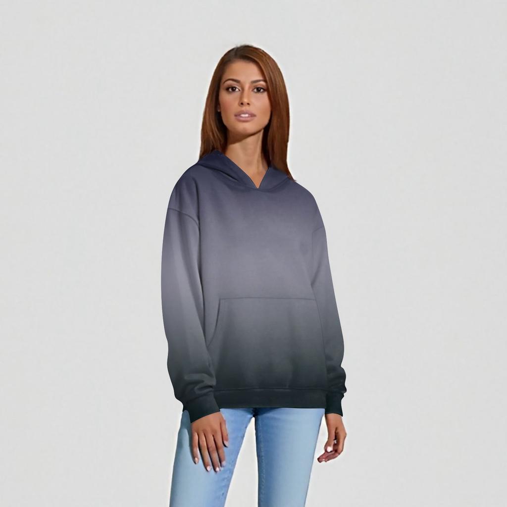 Women's Fashion Daily  Casual V-Neck Long Sleeve Printed Top