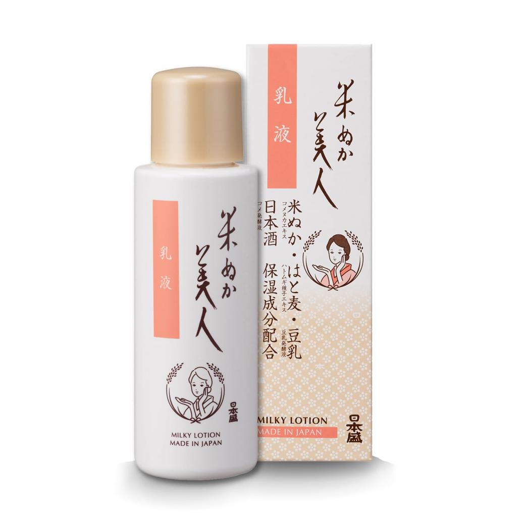 Nihonmori Rice Bran Beauty Lotion 100mL (Unscented, Uncolored)