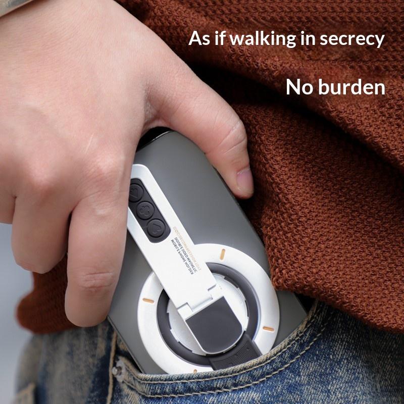 New 1Pcs 2-Sided Magnetic Phone Grips Stand 360°Rotation Finger Ring Holder 17 16 15 14 13 12 Pro Max For Phone