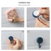 Nolansendi Punch-Free Adhesive Hooks
